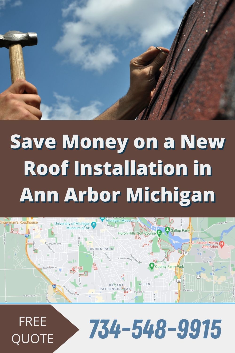New Roof in Ann Arbor MI