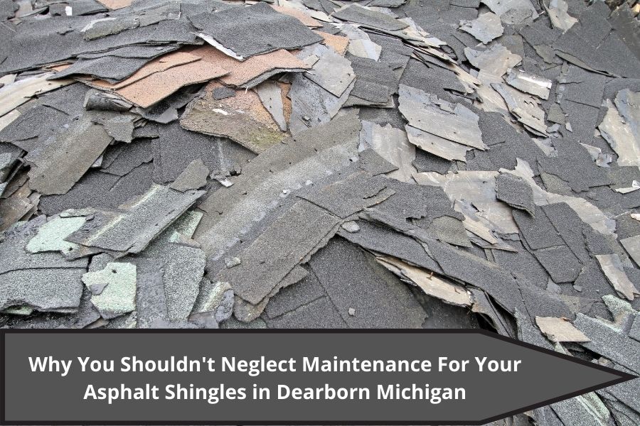 Why You Shouldn't Neglect Maintenance For Your Asphalt Shingles in Dearborn Michigan